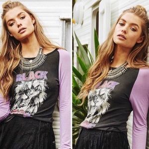 Spell & The Gypsy Black Magic Raglan Size Medium